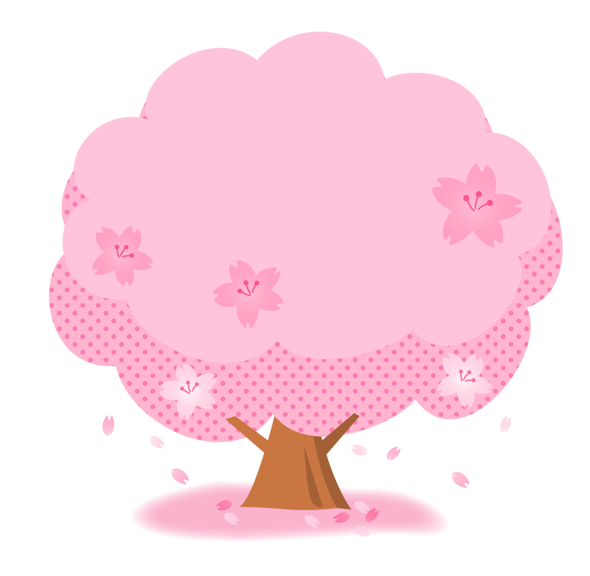 桜の木のイラスト フリー素材 イラストミント