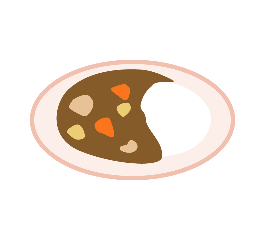 カレー フリーイラスト素材集 イラストミント