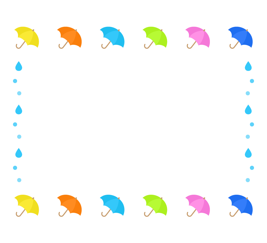 雨 フリーイラスト素材集 イラストミント