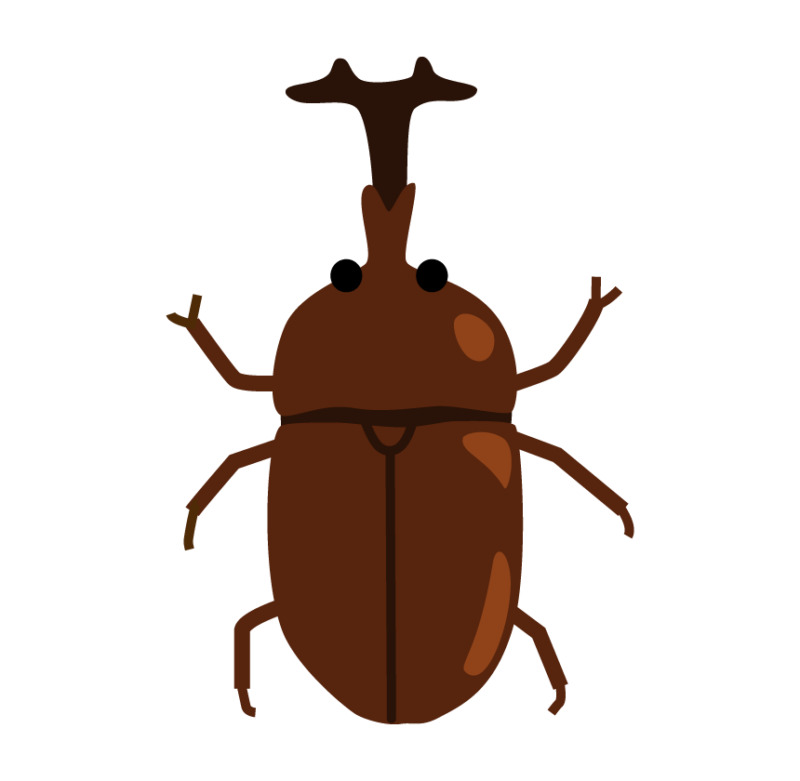 カブトムシのイラスト | フリー素材 イラストミント
