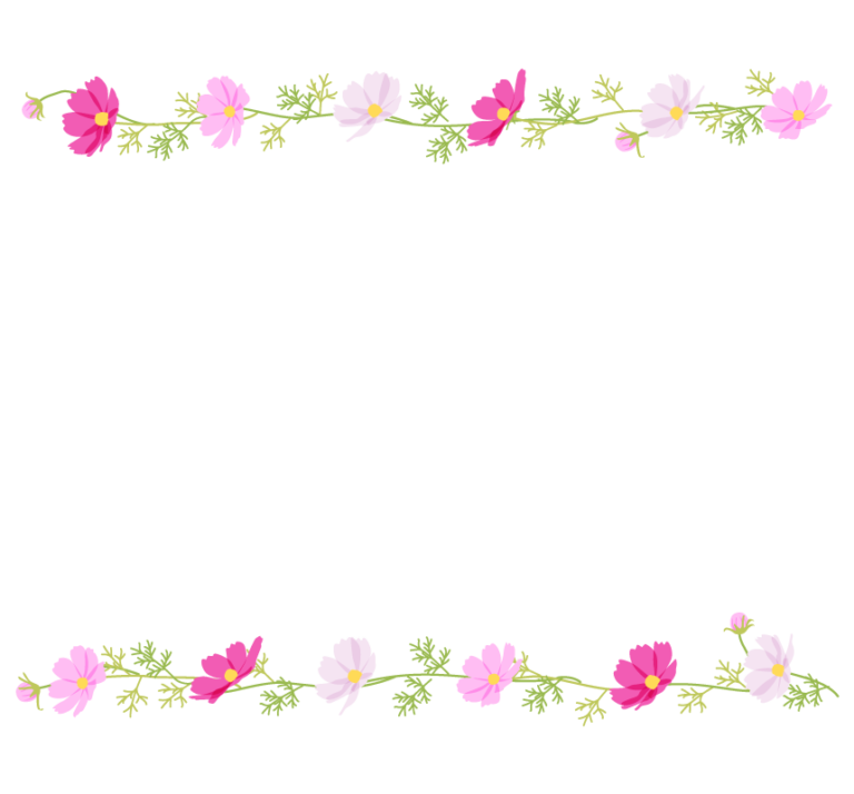 Delicate cosmos flowers framing the idea of blossoming travel opportunities with expert visa guidance