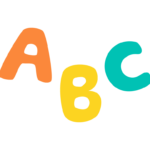「ABC」英語のイラスト